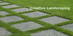 creative landscaping with artificial grass is easy and delivers a custom look that'll last a lifetime